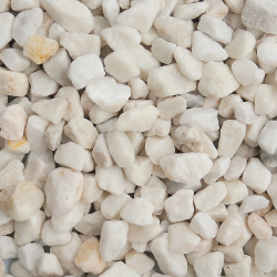 20mm Spanish (Polar) White Chippings