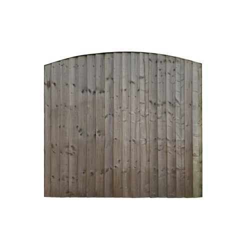 Closeboard Archtop Fence Panel