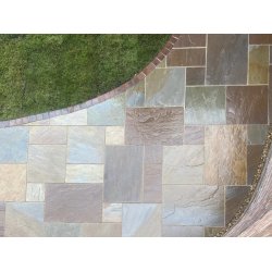 Raj Natural Sandstone 18-20mm calibrated - Mixed Sized Paving