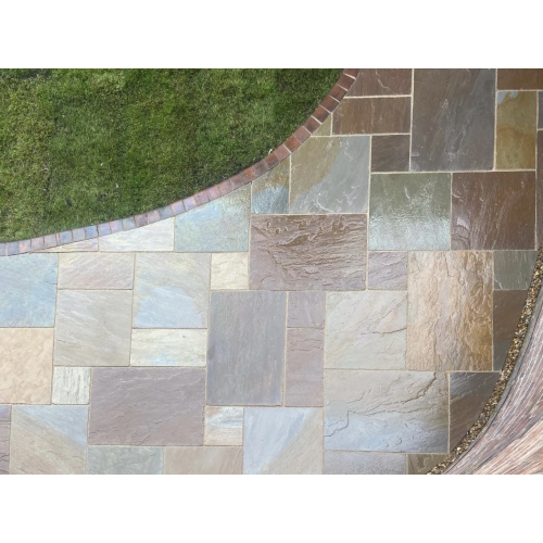 Raj Natural Sandstone 18-20mm calibrated - Mixed Sized Paving