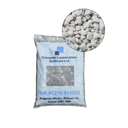 20-40mm Spanish White Pebbles - 20kg Bag 20-40mm Spanish White Pebbles - 20kg Bag
