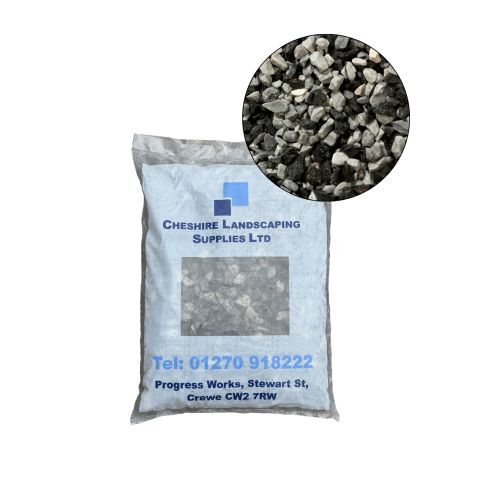 20mm Black Ice Chippings - 20kg Bag