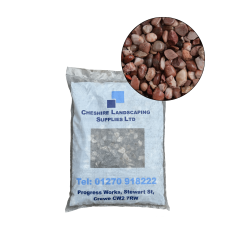 20mm Staffordshire Pink Gravel - 20kg Bag 20mm Staffordshire Pink Gravel - 20kg Bag