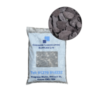 40mm Blue Slate Chippings - 20kg Bag 40mm Blue Slate Chippings - 20kg Bag