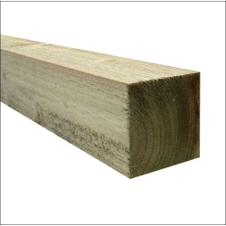 6"x 6" (150mm x 150mm) Wooden Post - 3m/10ft