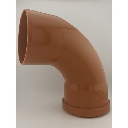 110mm Single Socket 90 Degree Swept Bend