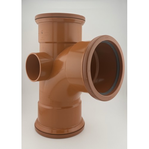 110mm Triple Socket 90 Degree T Branch