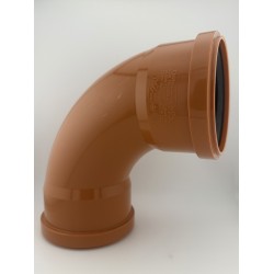 110mm Double Socket 90 Degree Swept bend