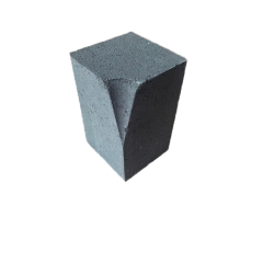 Large Block Paving Kerb Internal Corner - Charcoal