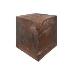 Large Block Paving Kerb Internal Corner - Brindle