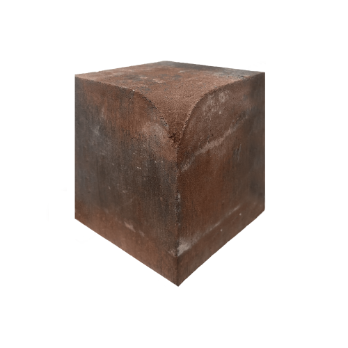 Large Block Paving Kerb Internal Corner - Brindle