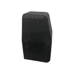 Large Block Paving Kerb External Corner - Charcoal