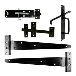 18" Side Gate Kit Suffolk Black