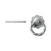 6" Twisted Ring Gate Latch Black