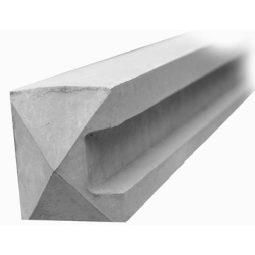 End Concrete Fence Post